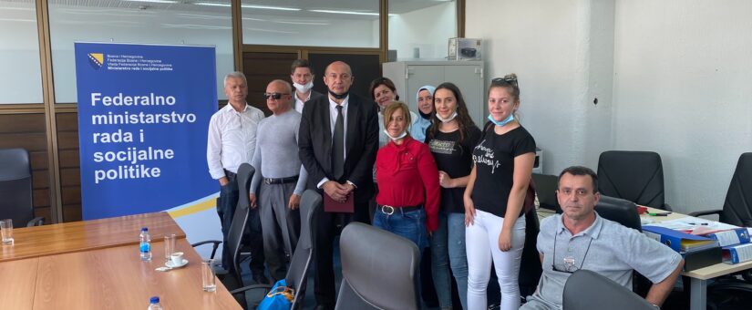 UPRILIČEN PRIJEM ZA PREDSTAVNIKE „KOALICIJE UDRUŽENJA OSOBA SA INVALIDITETOM UNSKO-SANSKOG KANTONA“