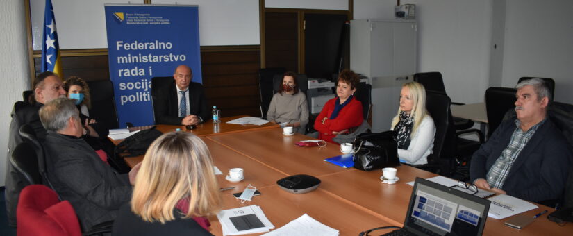 ODRŽAN SASTANAK MINISTRA VESKA DRLJAČE SA HELENOM LONČAR, DIREKTORICOM FZZZ I ADNANOM SMAILBEGOVIĆEM, PREDSJEDNIKOM UP FBIH