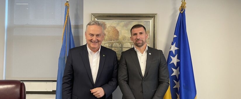 MINISTAR DELIĆ RADNU POSJETU NEW YORKU ZAPOČEO SUSRETOM SA AMBASADOROM LAGUMDŽIJOM