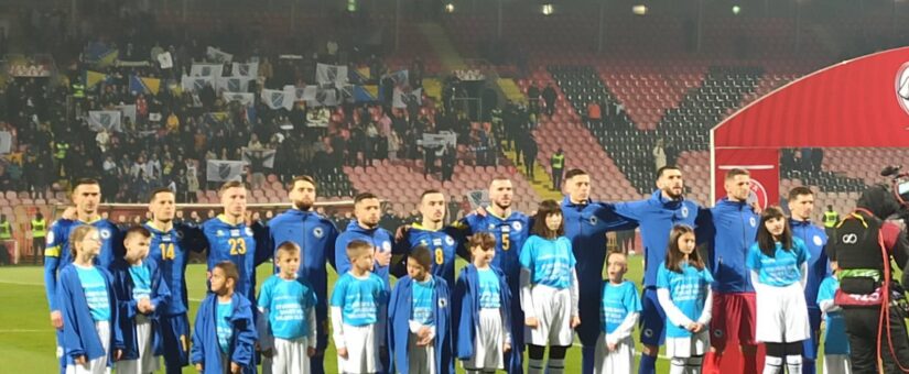 DJECA IZ USTANOVE PAZARIĆ ISTRČALA S BH. REPREZENTATIVCIMA NA BILINO POLJE