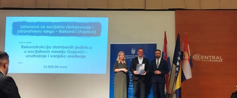 USTANOVA BAKOVIĆI OBEZBIJEDILA SREDSTVA ZA OBNOVU STAMBENIH JEDINICA U GOJEVIĆIMA