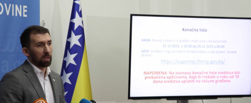 POČINJE ISPLATA POMOĆI EU ZA ENERGETSKI SIROMAŠNA DOMAĆINSTVA, NOVAC JE NA RAČUNIMA OPĆINA I GRADOVA