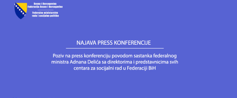 NAJAVA PRESS KONFERENCIJE