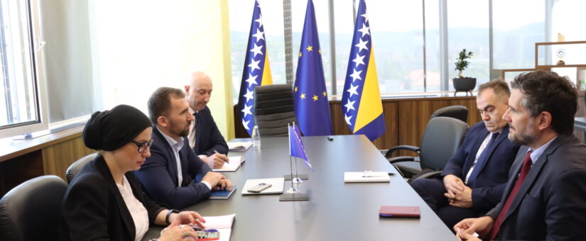 MINISTAR DELIĆ S DIREKTOROM BARBALIĆEM RAZGOVARAO O STANJU NA TRŽIŠTU RADA U BIH I ZAJEDNIČKOJ SARADNJI NA NJEGOVOM POBOLJŠANJU