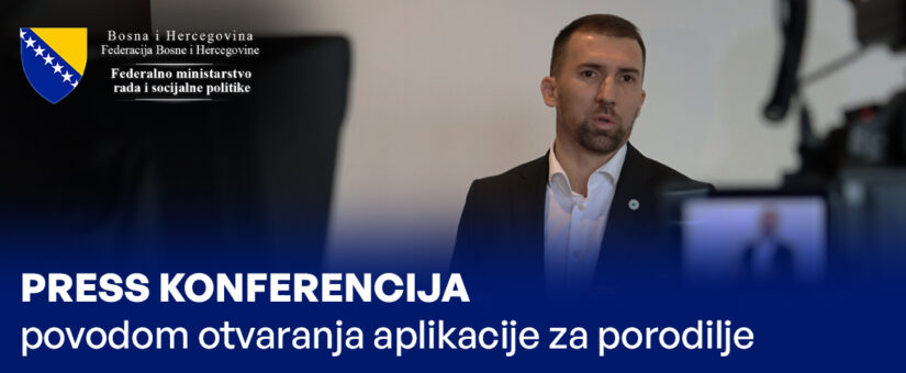 PRESS KONFERENCIJA POVODOM OTVARANJA APLIKACIJE ZA PORODILJE