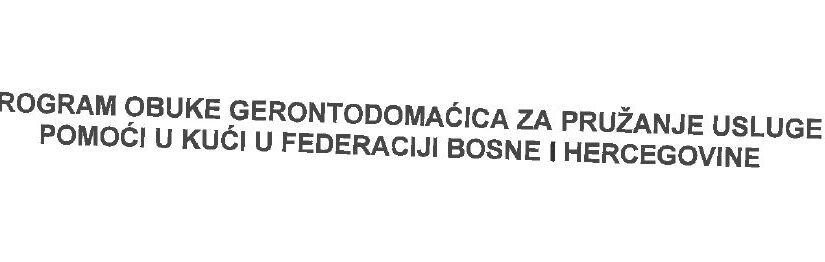 POČETAK OBUKE GERONTODOMAĆICA POČINJE U JANUARU, PRVA ZAPOŠLJAVANJA NAKON DONOŠENJA BUDŽETA, NAJAVLJENO IZ FEDERALNOG MINISTARSTVA RADA I SOCIJALNE POLITIKE