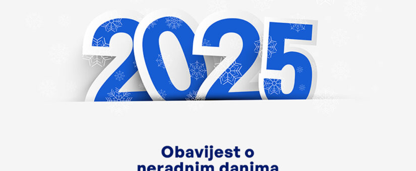 NERADNI DANI POVODOM NOVE GODINE 2025.